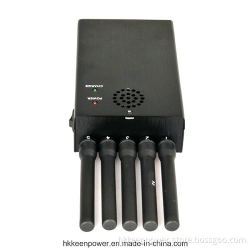 CDMA/GSM, Dcs/PCS, 3G, WiFi 2.4G, GPS Jammer